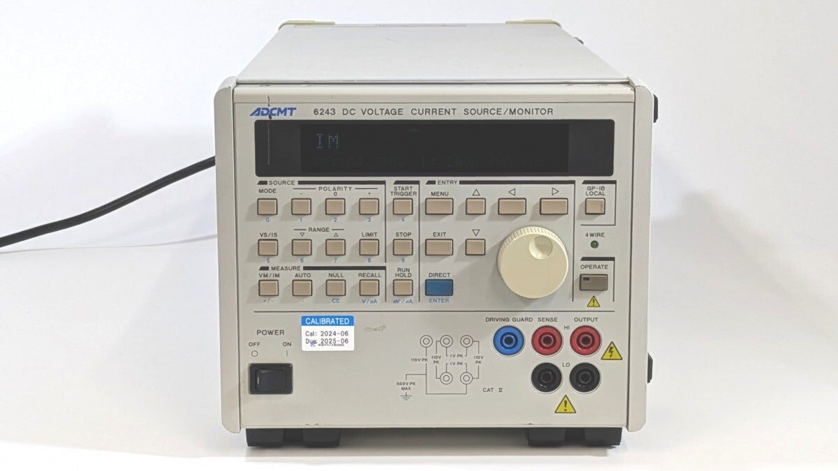 6243 DC Voltage Current Source Monitor ADC SN:840400094 [v1193899172]