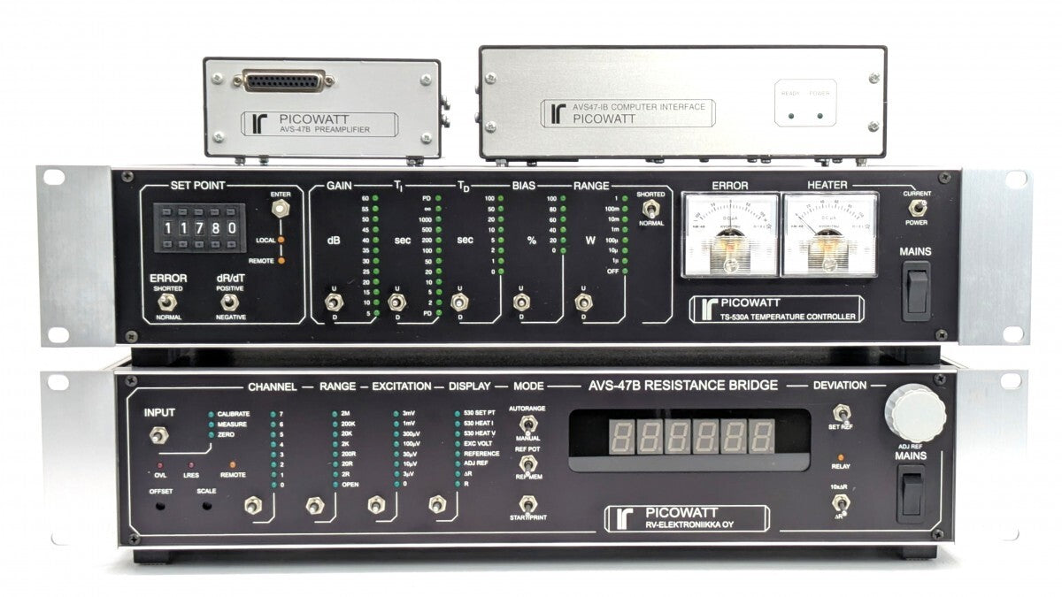 AVS-47B+TS-530A Resistance Bridge + Temperature Controller [b1193982822]