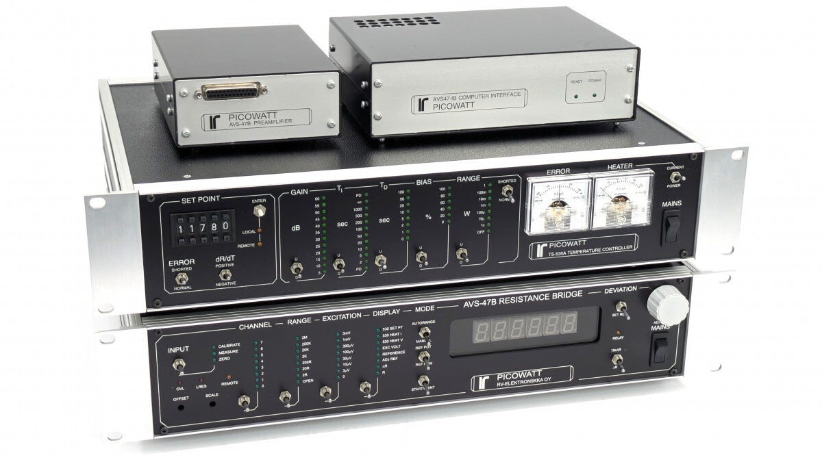 AVS-47B+TS-530A Resistance Bridge + Temperature Controller [b1193982822]