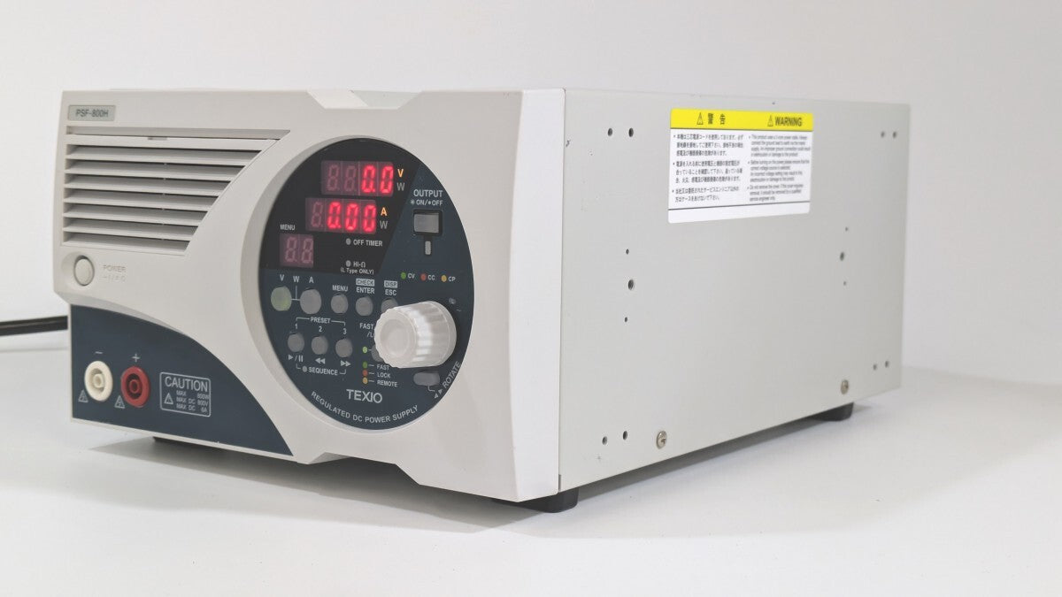 TEXIO PSF-800H High Voltage Power Supply 800V 6A S/N GJQ180166 [n1194447308]