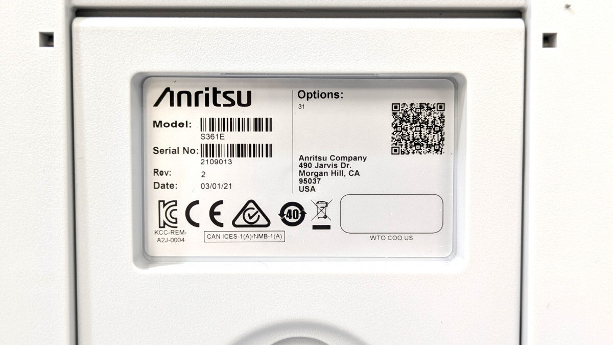 Anritsu S361E Site Master 2MHz ~ 6GHz [g1194535468]