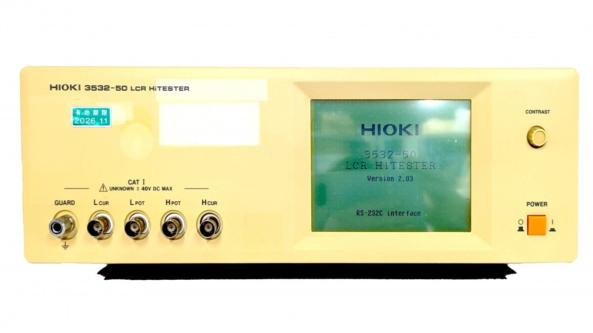 Hioki 3532-50 LCR High Tester with Calibration Test Report [w1195414199]