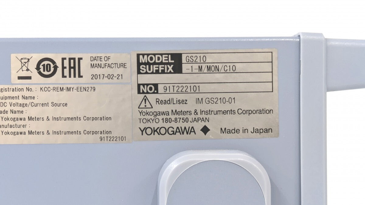 Yokogawa GS200/GS210 DC Voltage Current Source [l1195674924]