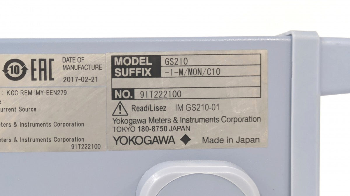 Yokogawa GS200 GS210 DC Voltage Current Source [d1195685427]