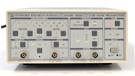 SR560 Low Noise Voltage Preamplifier [v1196905631]