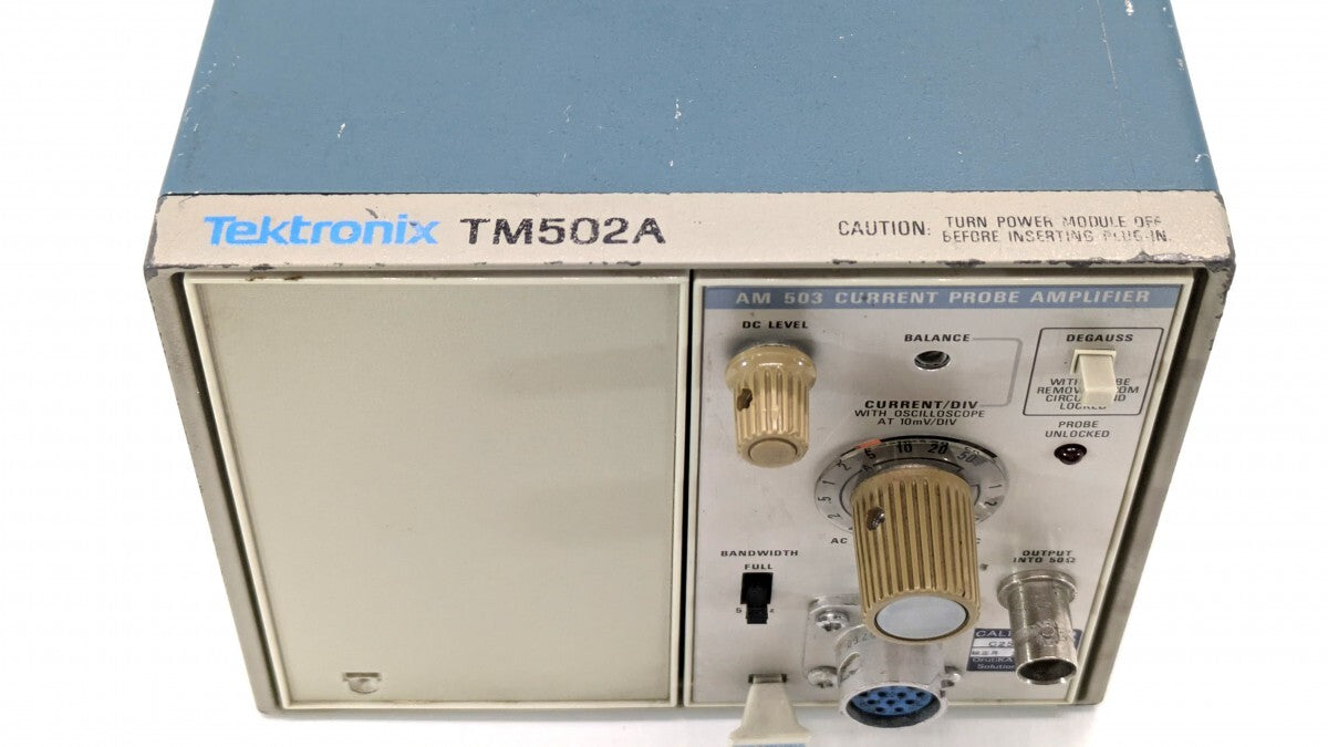 Tektronix A6303 Current Probe S/N:B018756 with Calibration Test Report [k1196909127]