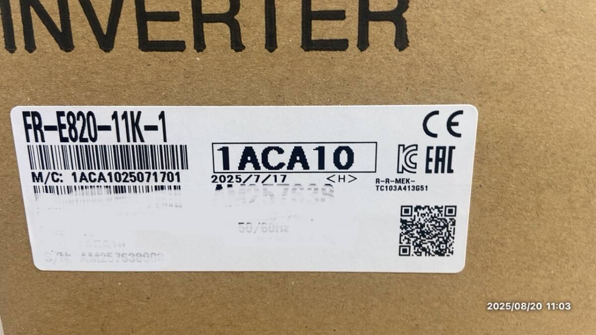 Mitsubishi FR-E820-11K-1 Inverter [q1197772048]