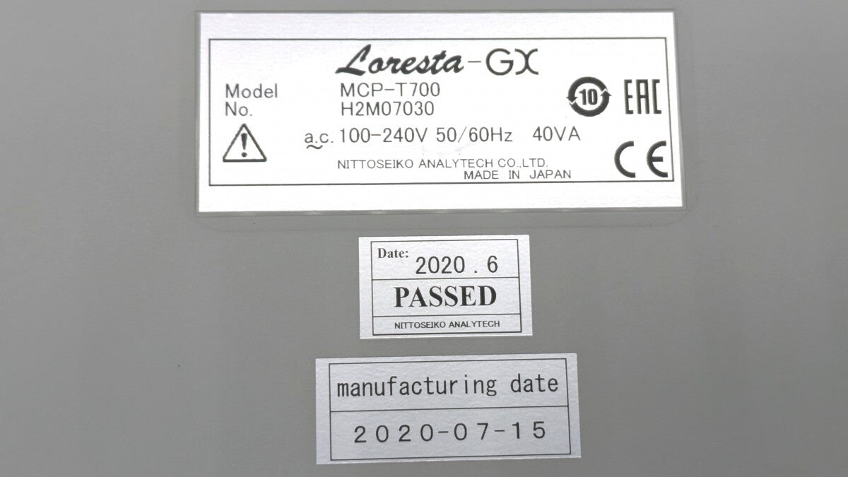 MCP-T700 Low Resistivity Meter Lorester Nitto Seiko [j1197842201]