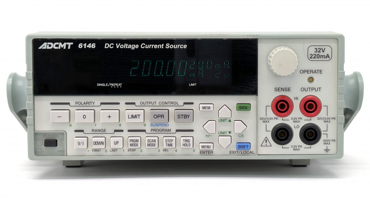 ADCMT 6146 DC Voltage Current Generator ±32V ±220.00mA [j1197962513]