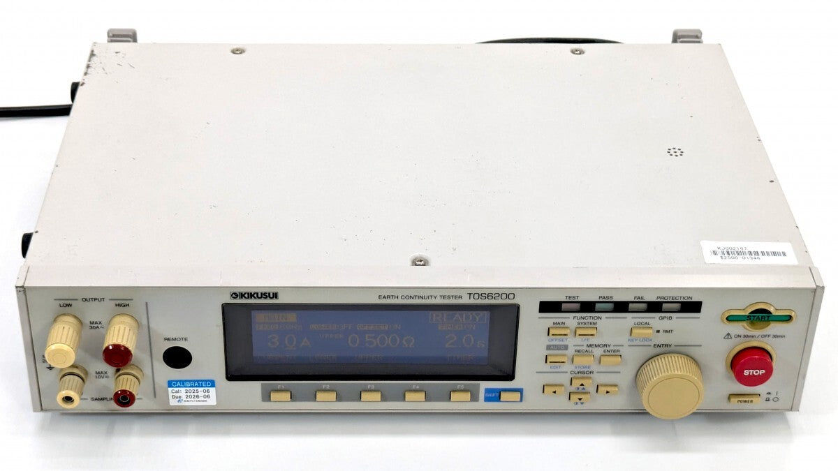 Kikusui Electronics TOS6200 Earth Continuity Tester 30A [m1198007250]