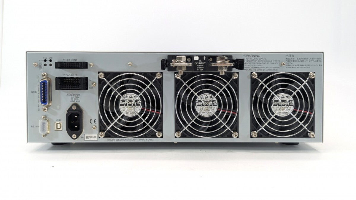 Kikusui Electronics PLZ1004WH Multi-function DC Electronic Load Device 650V 50A 1000W [t1198001039]