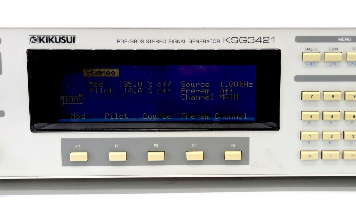 KIKUSUI KSG3421 RDS/RBDS Stereo Signal Generator [f1198002644]