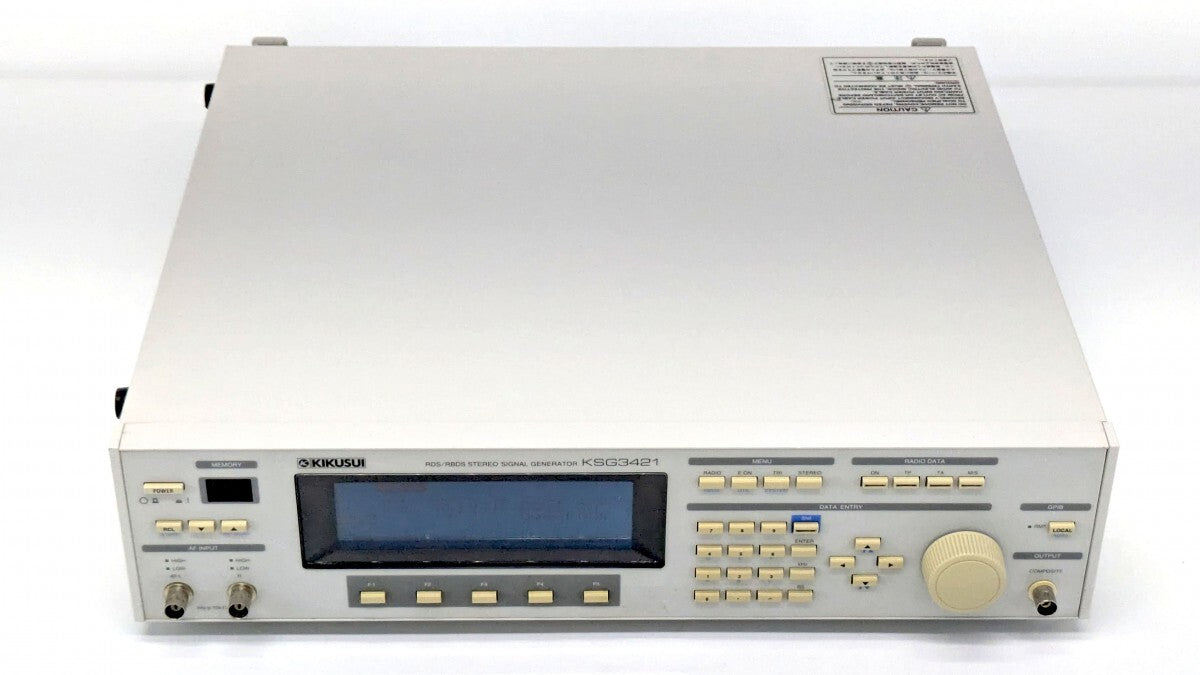KIKUSUI KSG3421 RDS/RBDS Stereo Signal Generator [f1198002644]