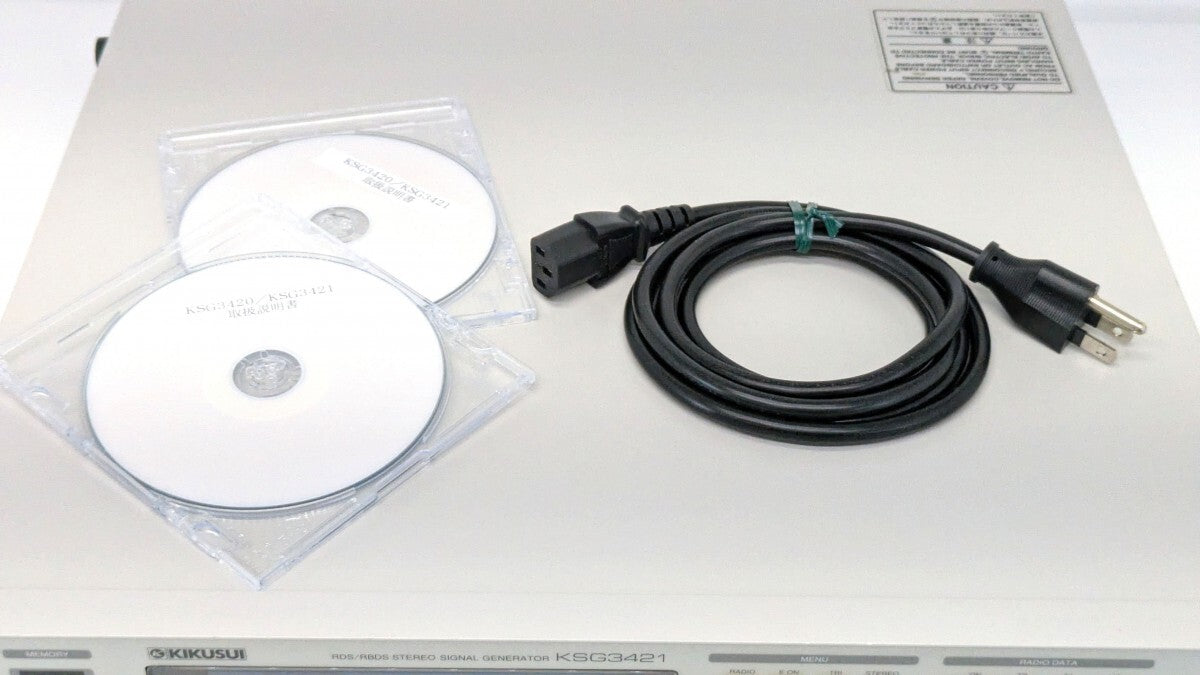 KIKUSUI KSG3421 RDS/RBDS Stereo Signal Generator [f1198002644]