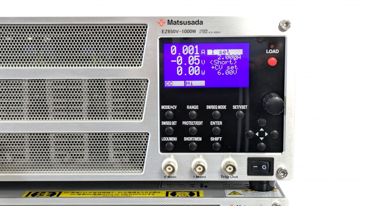 Matsusada Precision EZ650V-1000W DC Electronic Load Device with Booster [p1198167425]