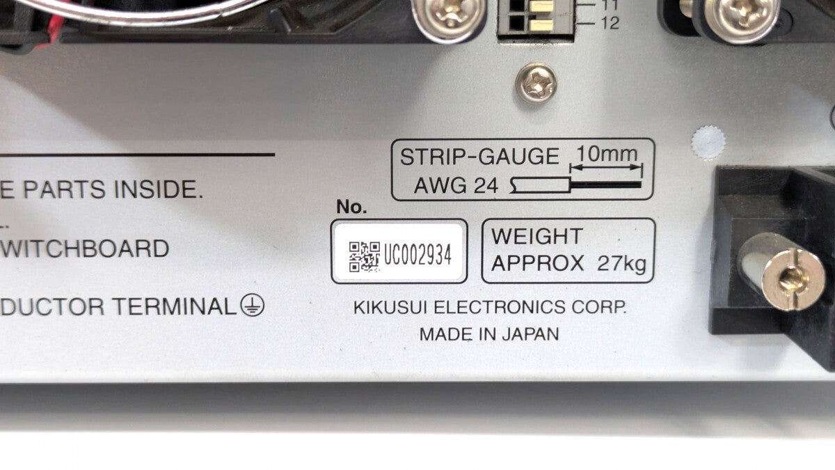Kikusui Electronics PFX2421 Capacitor Tester 4ch 5V 35A 175W [t1199636184]