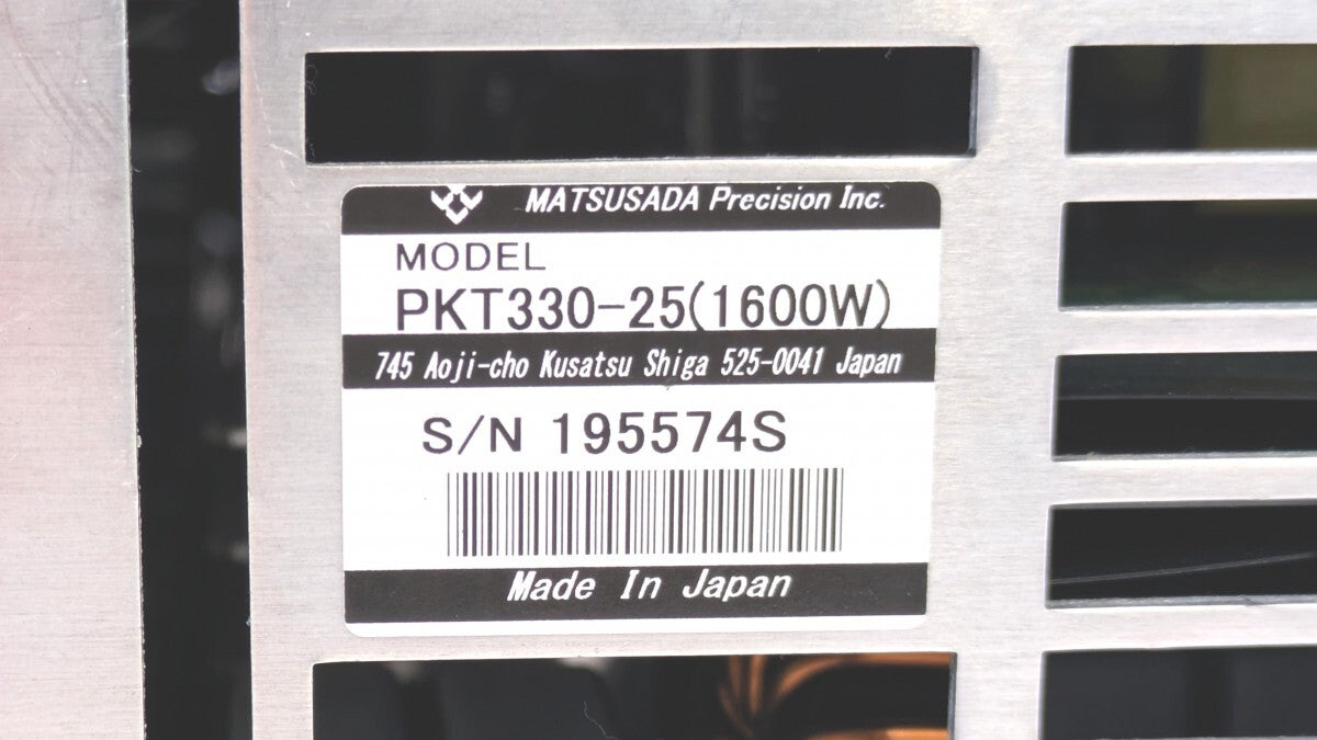 Matsusada Precision PKT330-25 DC Stabilized Power Supply [w1199653832]
