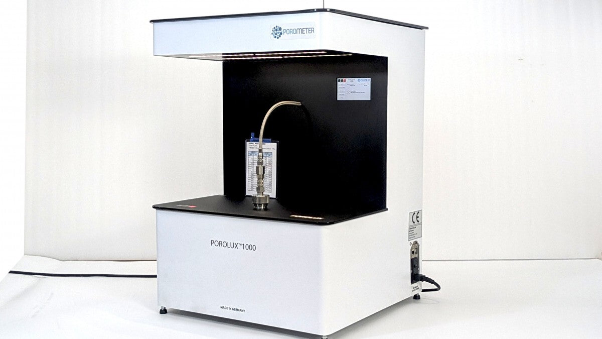 POROLUX1000 Thin Film Porous Material Evaluation Device Porometer S/N:POR.1000.1911.192 [o1199682300]