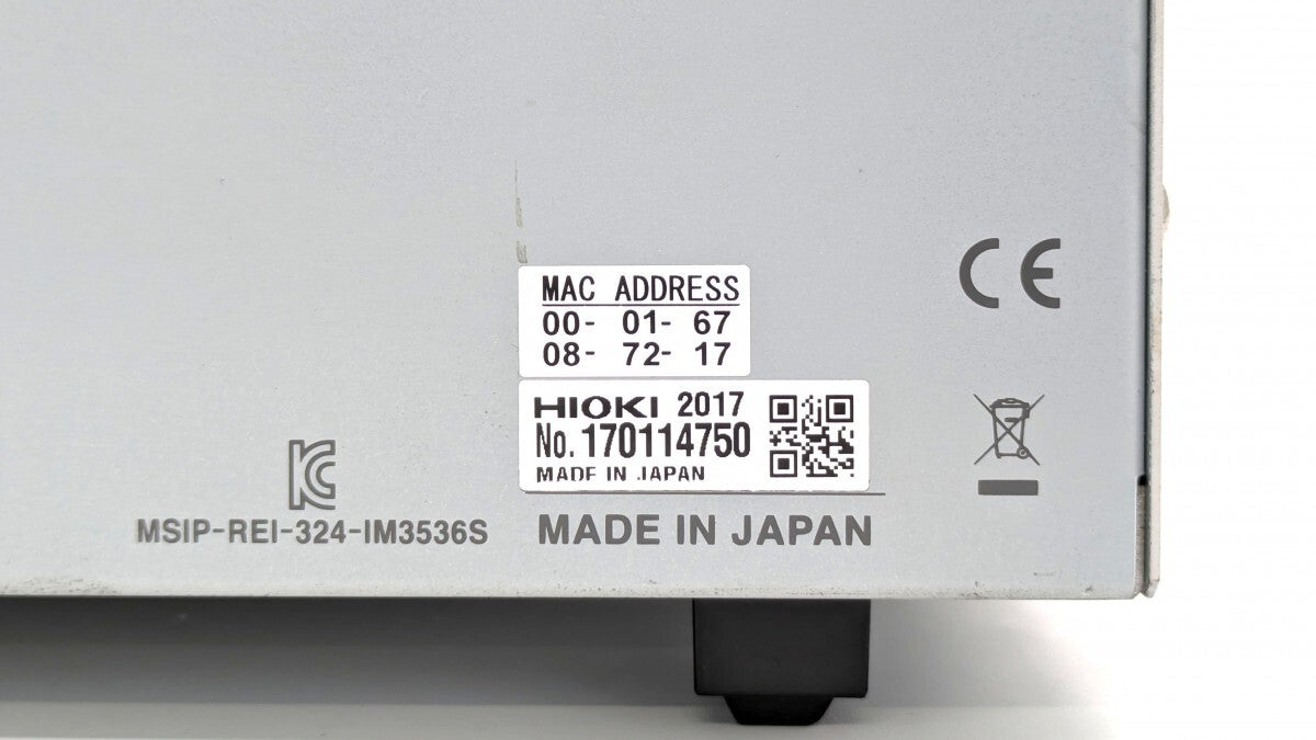 Hioki IM3536 LCR Meter DC 4Hz to 8MHz S/N 170114750 [p1199916157]
