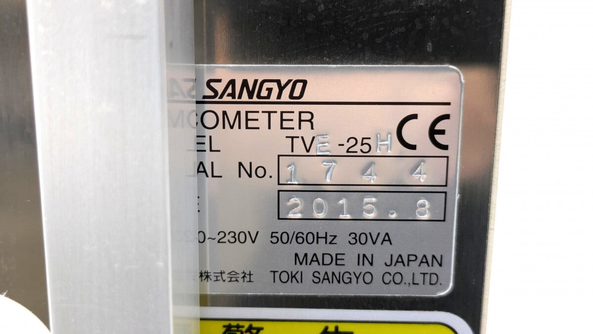 Toki Sangyo TVE-25H E-type Viscometer [j1203452903]