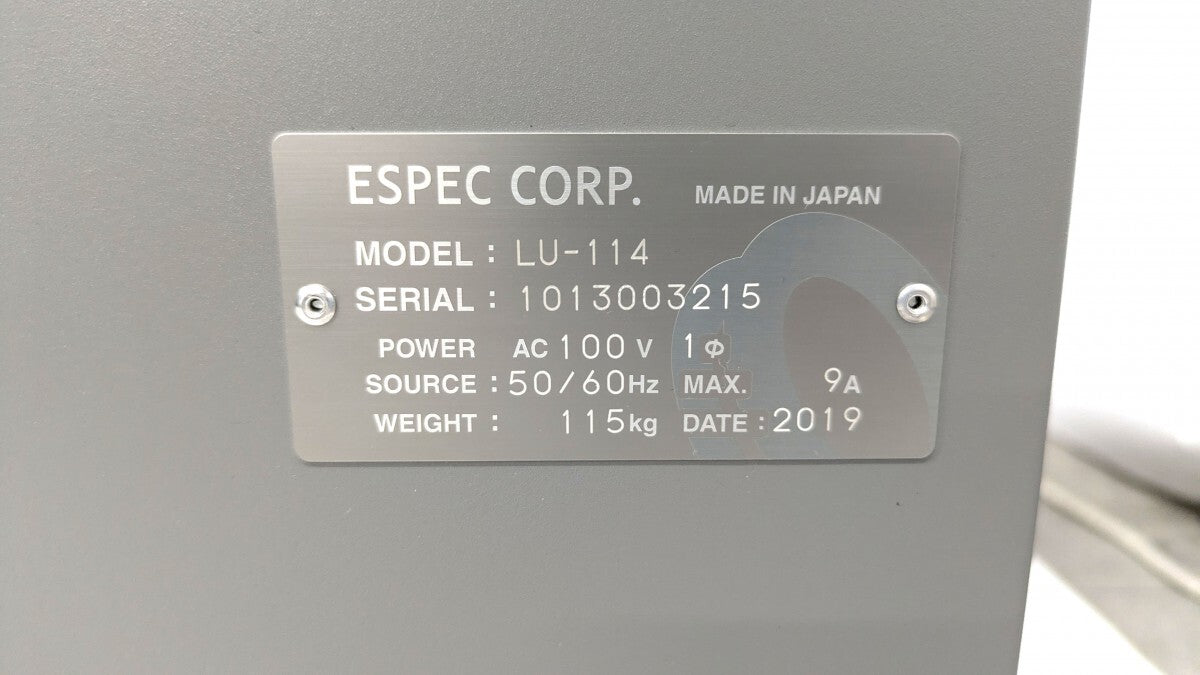 Espec LU-114 Light Spec Constant Temperature and Humidity Chamber Explosion-Proof Specification [w1203444500]