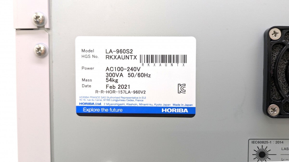 HORIBA LA-960S2 Laser Diffraction Particle Size Distribution Measuring Device [1205030331]