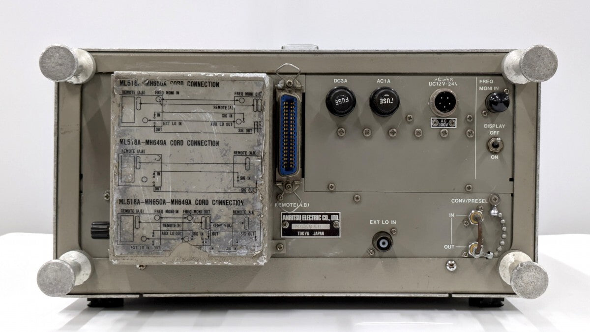 Anritsu ML518A Interference Wave Field Strength Measuring Instrument [o1205967827]