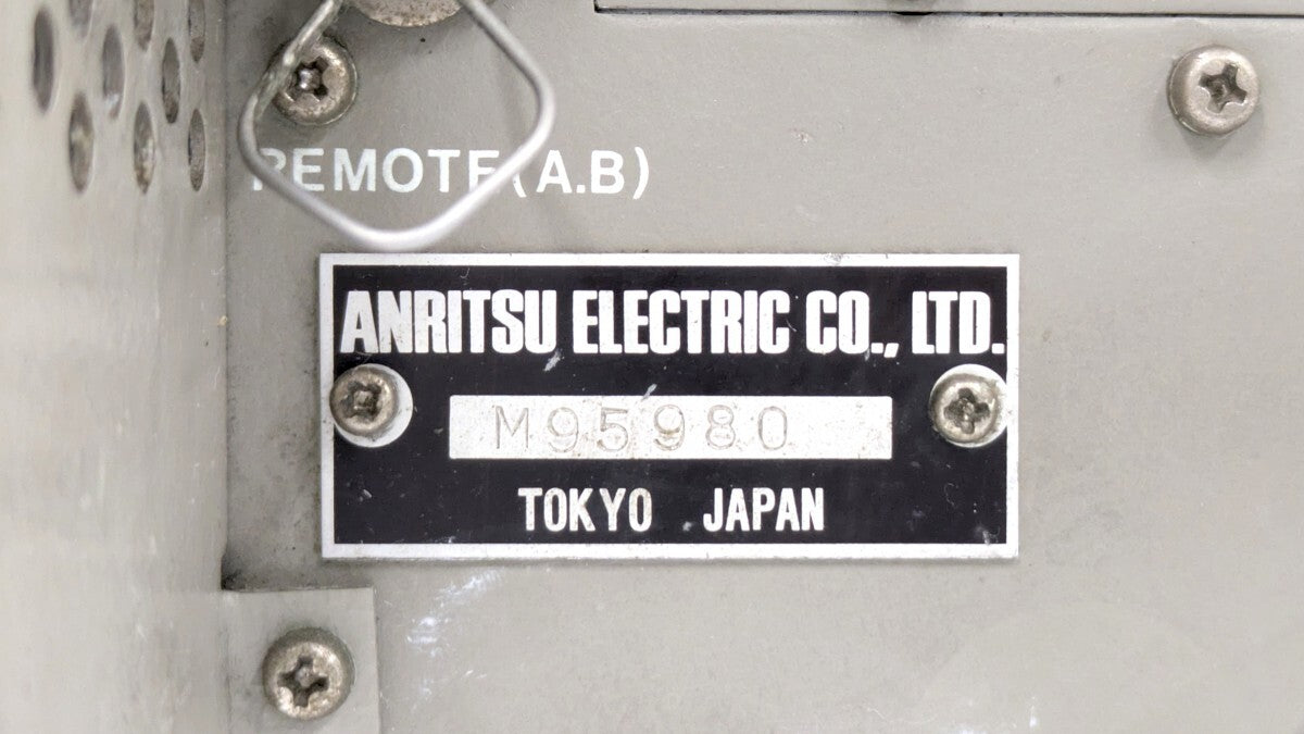 Anritsu ML518A Interference Wave Field Strength Measuring Instrument [o1205967827]