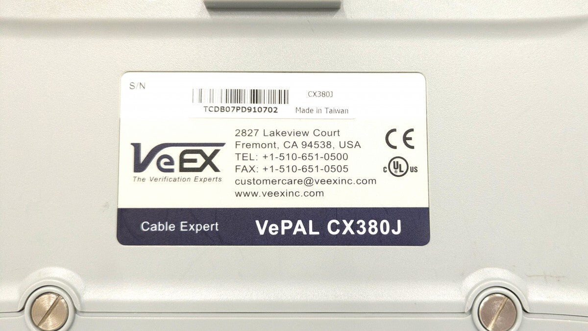 VeEX CX380J Portable CATV Spectrum Analyzer 1GHz [l1207526315]