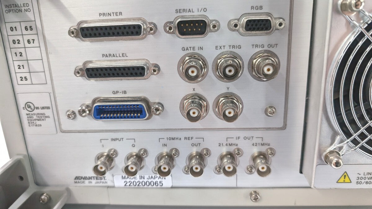 Advantest R3273 Spectrum Analyzer 100 Hz to 26.5 GHz S/N:220200065 [w1207531173]
