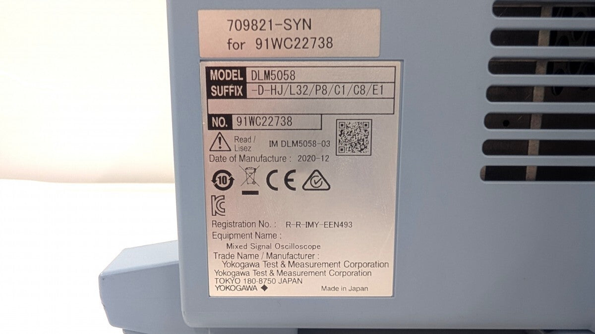 Yokogawa DLM5058 Mixed Signal Oscilloscope [b1209271309]