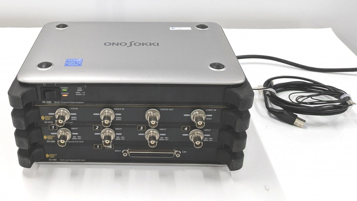 Ono Sokki DS-3000 Multi-channel Data Station S/N: 46301214 [o1210032930]