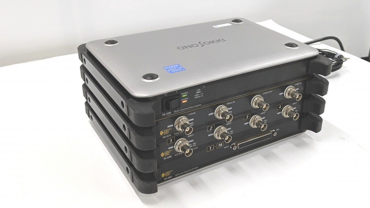 Ono Sokki DS-3000 Multi-channel Data Station S/N: 46301214 [o1210032930]