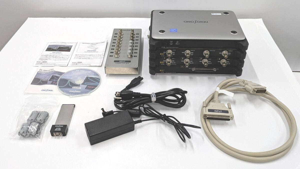 Ono Sokki DS-3000 Multi-channel Data Station S/N: 46301214 [o1210032930]
