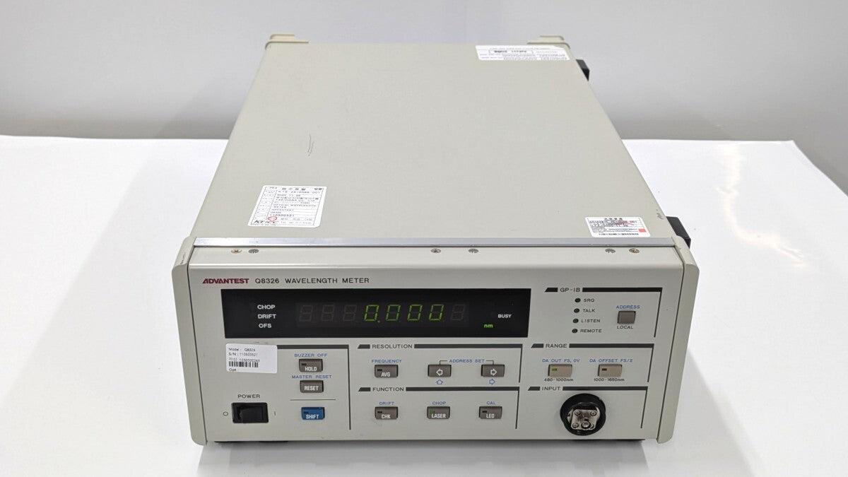Advantest Q8326 Optical Wavelength Meter [d1212116794]