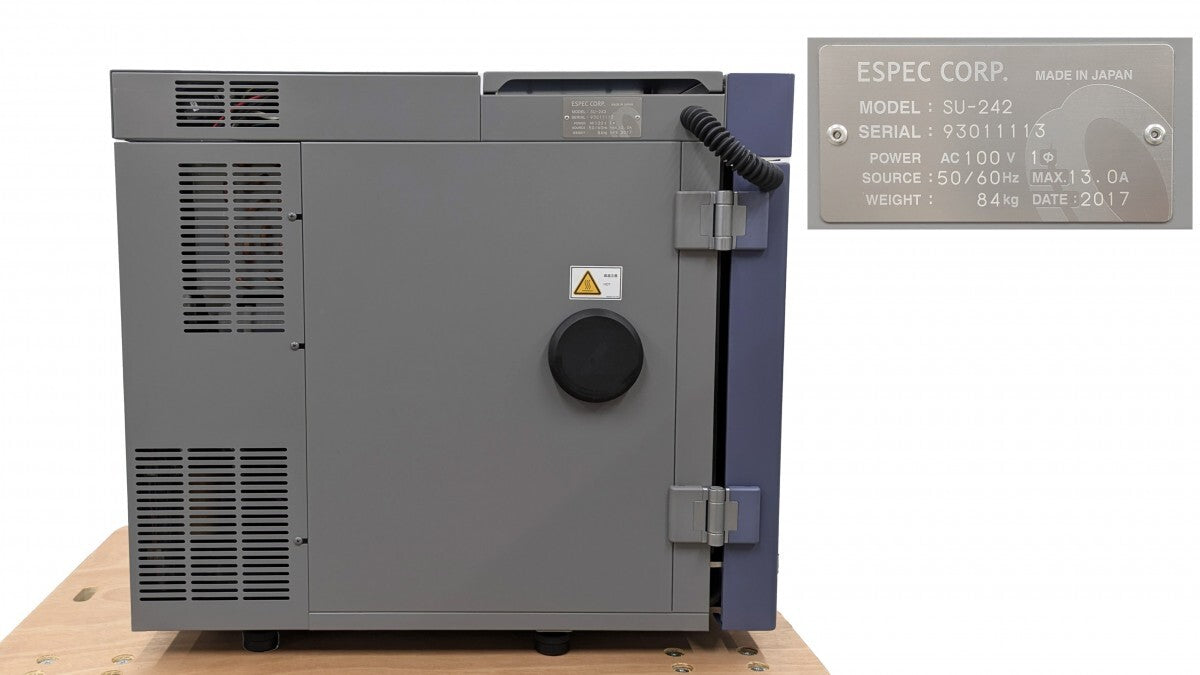 ESPEC SU-242 Small Environmental Tester -40 to +150℃ 30×30×25cm S/N:93011113 [s1212191755]