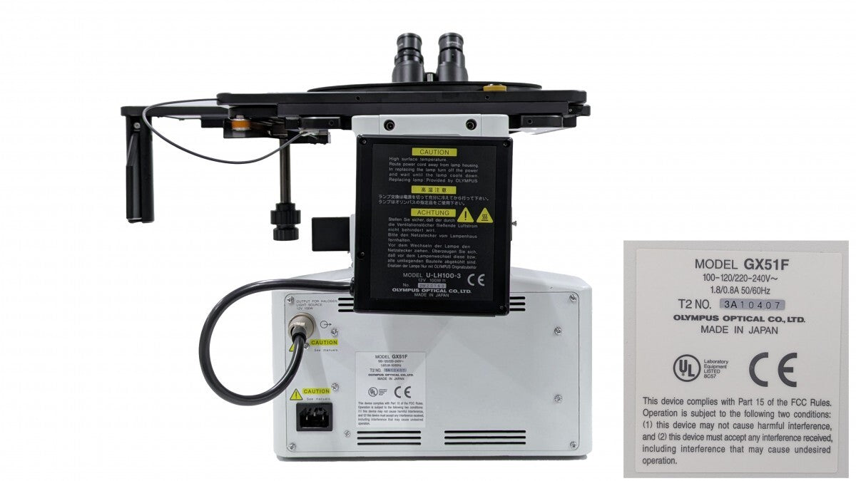 Olympus GX51F Inverted Metallurgical Microscope [d1212504370]