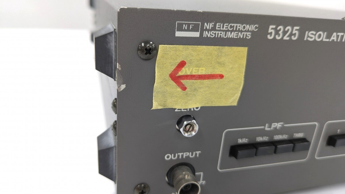 Isolation Amplifier NF Circuit Design Block S/N: 344507 [1212595169]