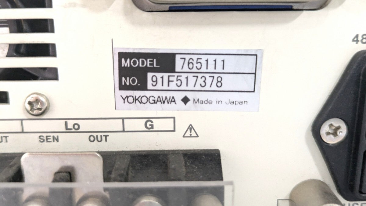Yokogawa 7651-11 DC Voltage and Current Generator [k1213464157]
