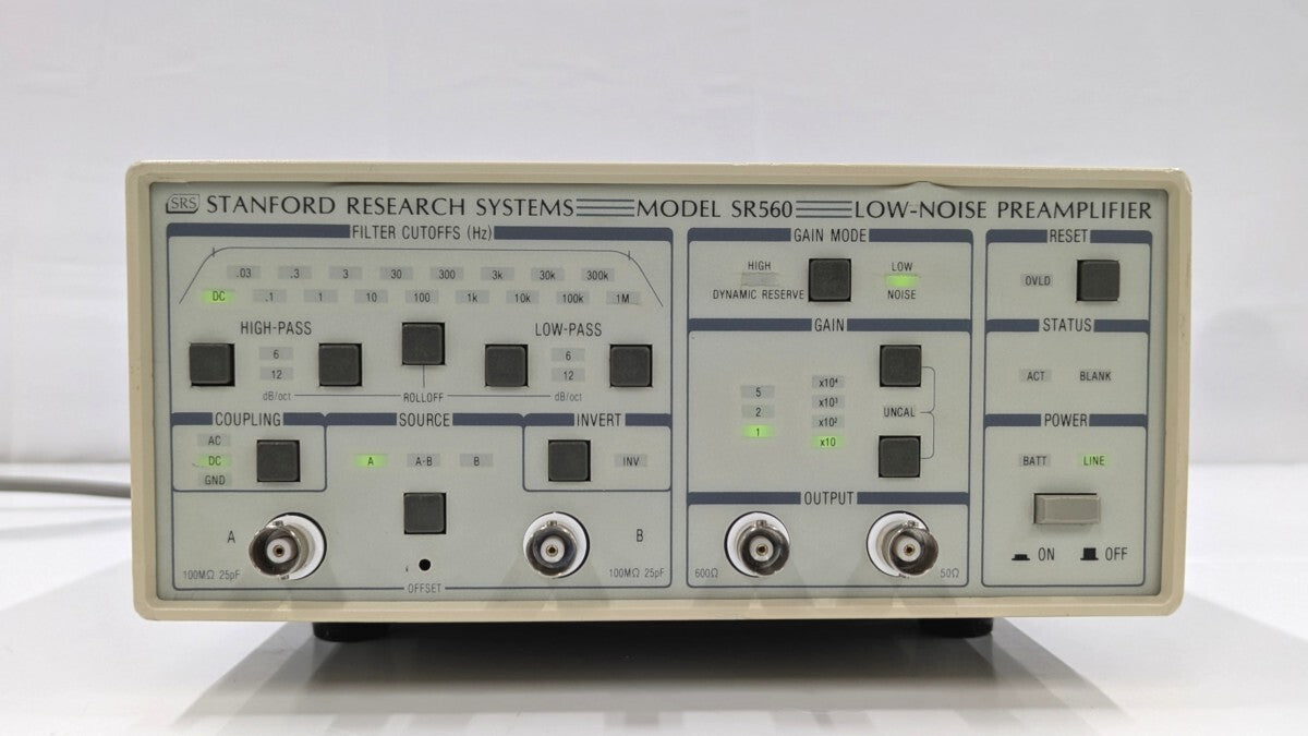 Stanford Research SR560 Low Noise Voltage Preamplifier [e1215915518]