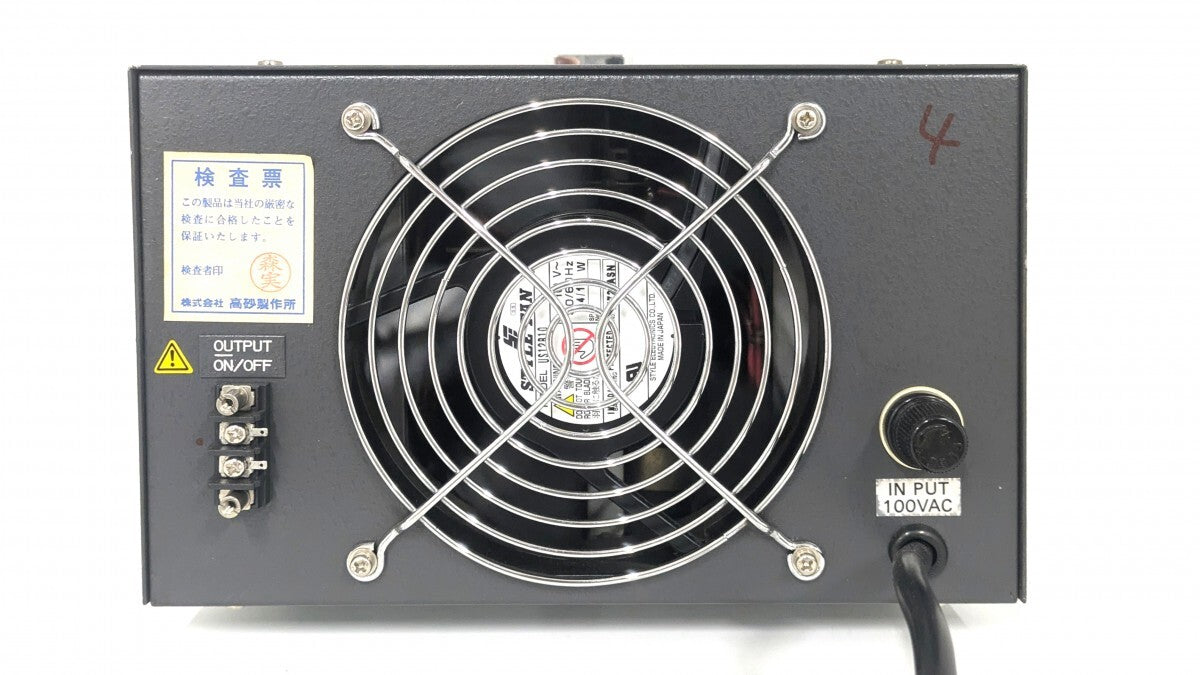 Takasago HV1.5-03 High Voltage DC Power Supply [l1216531069]