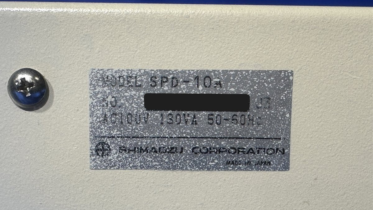 SHIMADZU SPD-10A Liquid Chromatograph UV Detector [h1216893018]