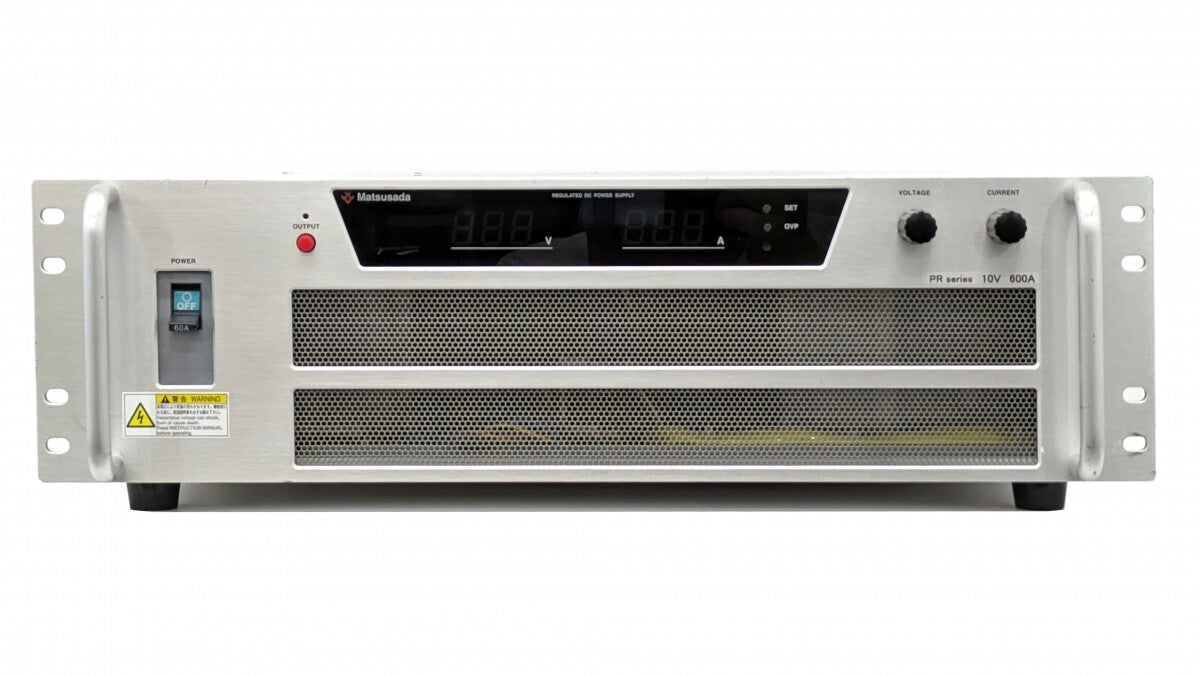 Matsusada Precision PR10-600 High Power Rack Mount DC Power Supply [x1217662711]