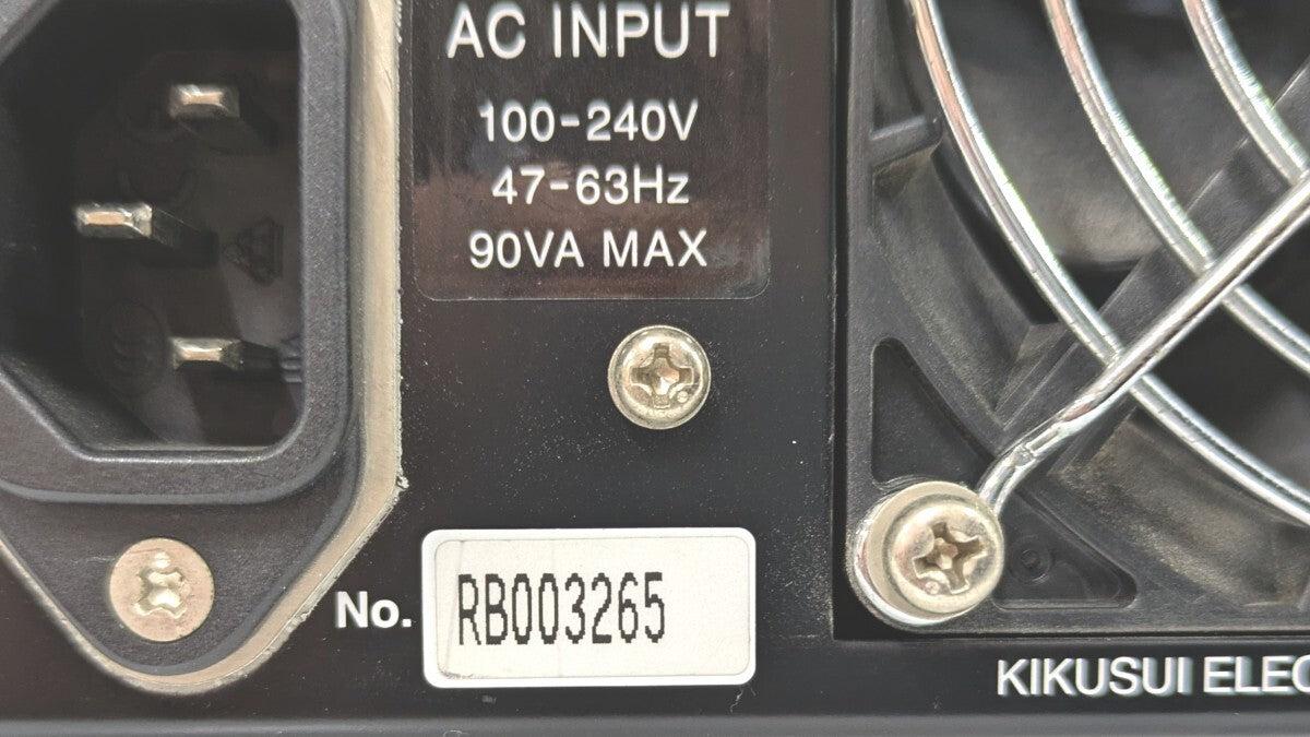 Kikusui Electronics PLZ334W Electronic Load Device [q1218169326]