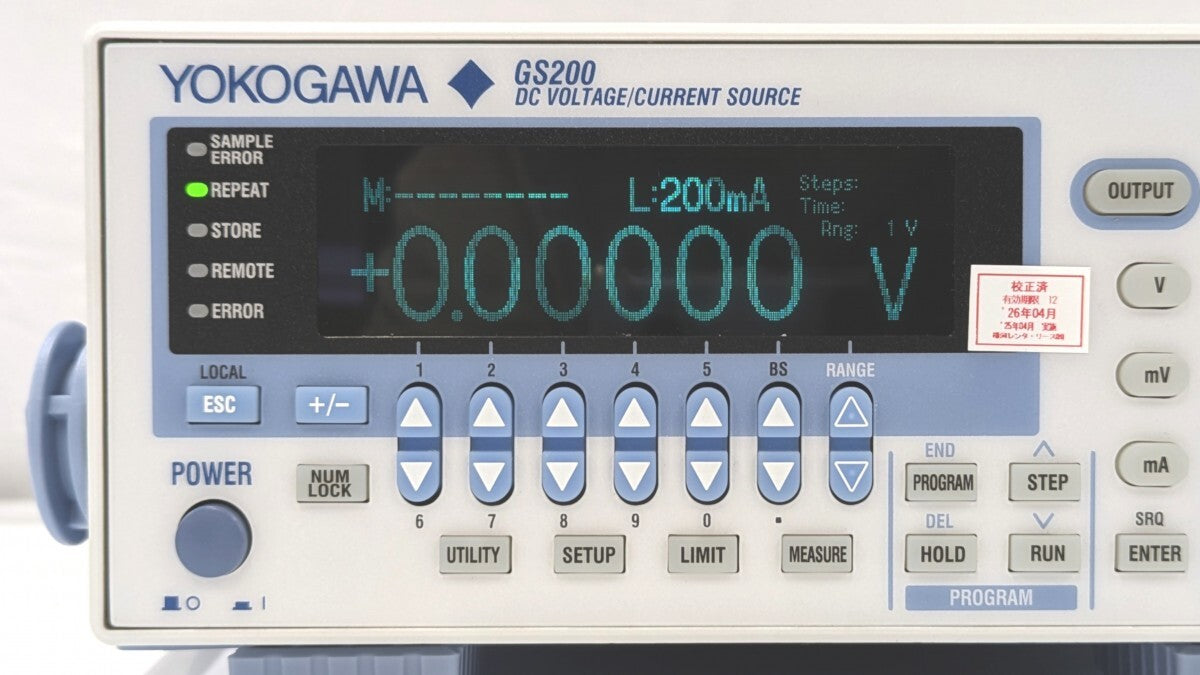 Yokogawa GS210-1-M/MON/C10 DC Voltage/Current Source [m1218318185]