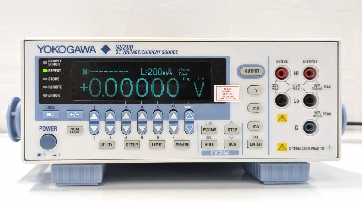 Yokogawa GS210-1-M/MON/C10 DC Voltage Current Source [f1218318574]