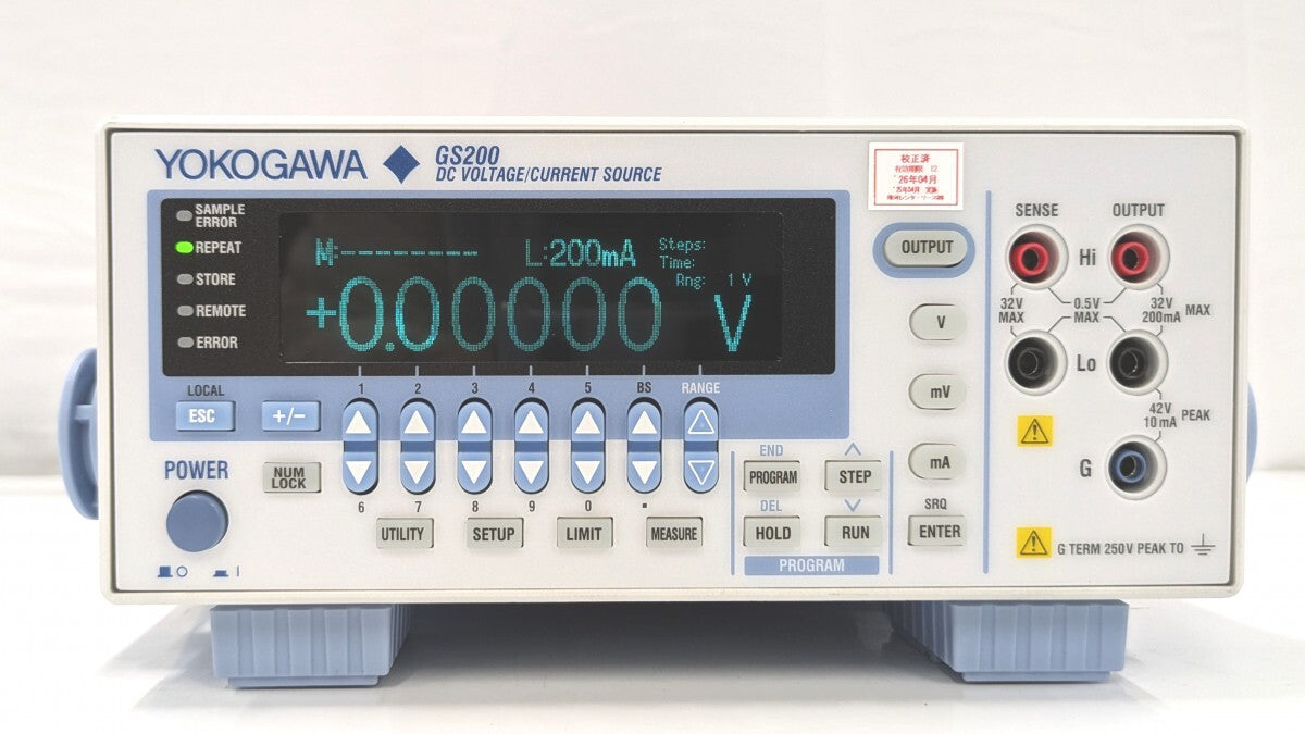 Yokogawa GS210-1-M/MON/C10 DC Voltage Current Source GS200 [j1218314938]