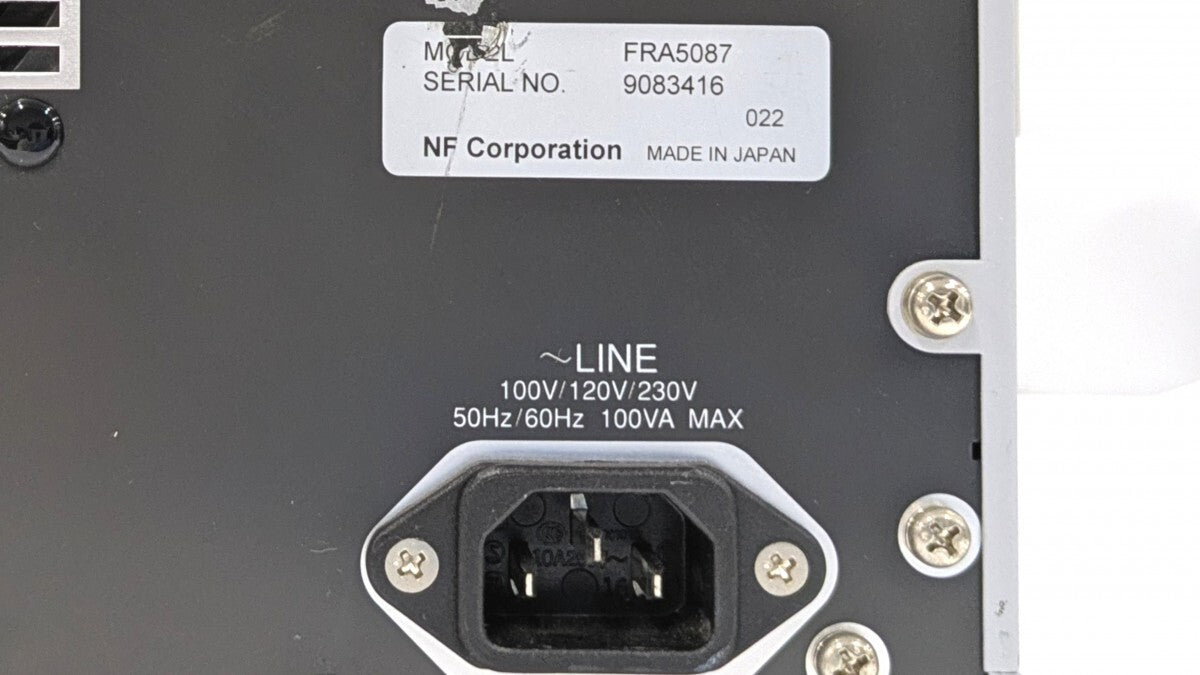FRA5087 Frequency Characteristic Analyzer NF Circuit Design Block [r1218694236]