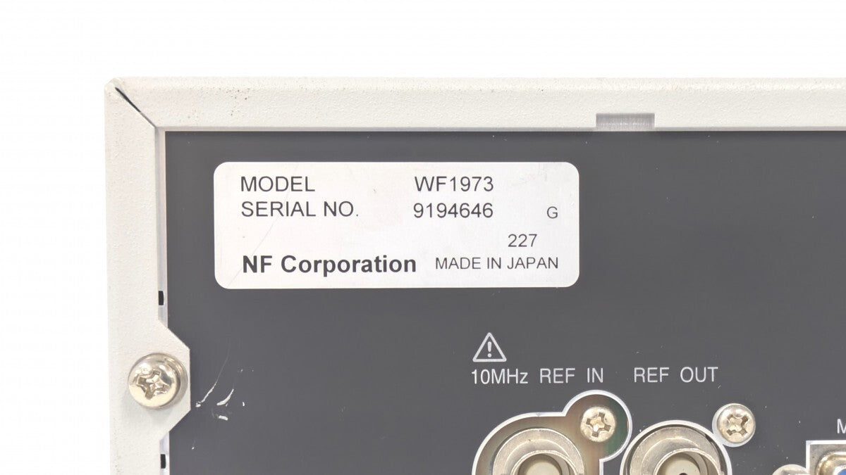 WF1973 Multi-function Generator NF Circuit Design Block S/N:9194646 [v1218998711]
