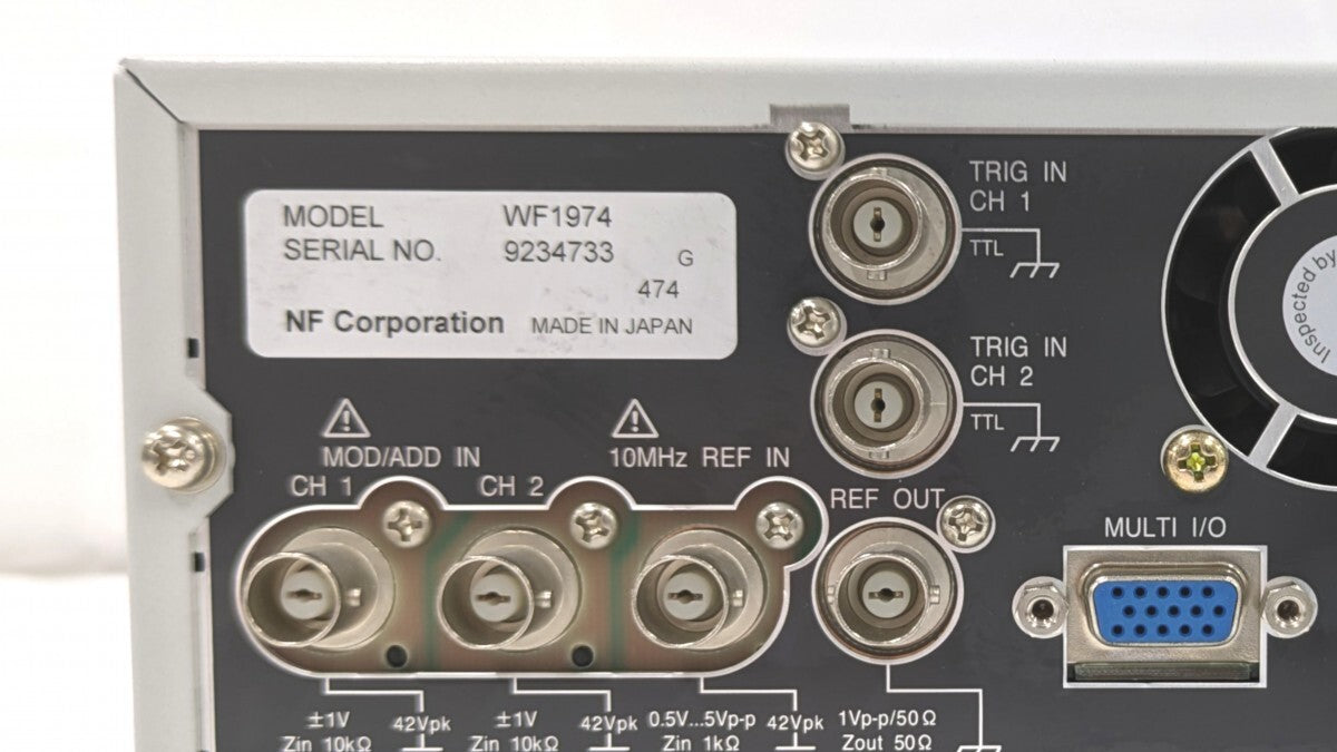 WF1974 Multi-function Generator NF Circuit Design Block S/N 9234733 [h1219450591]